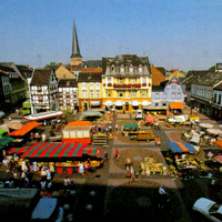 Der Marktplatz von Euskirchen