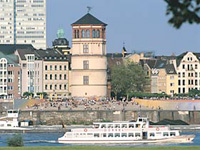 Der alte Schloß Turm in Düsseldorf