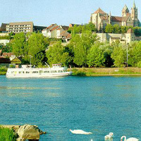 Blick auf Breisach am Rhein